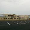 Rear view of Mispillion Elementary.  Notice the HVAC Grilles integrated into the construction of the building.